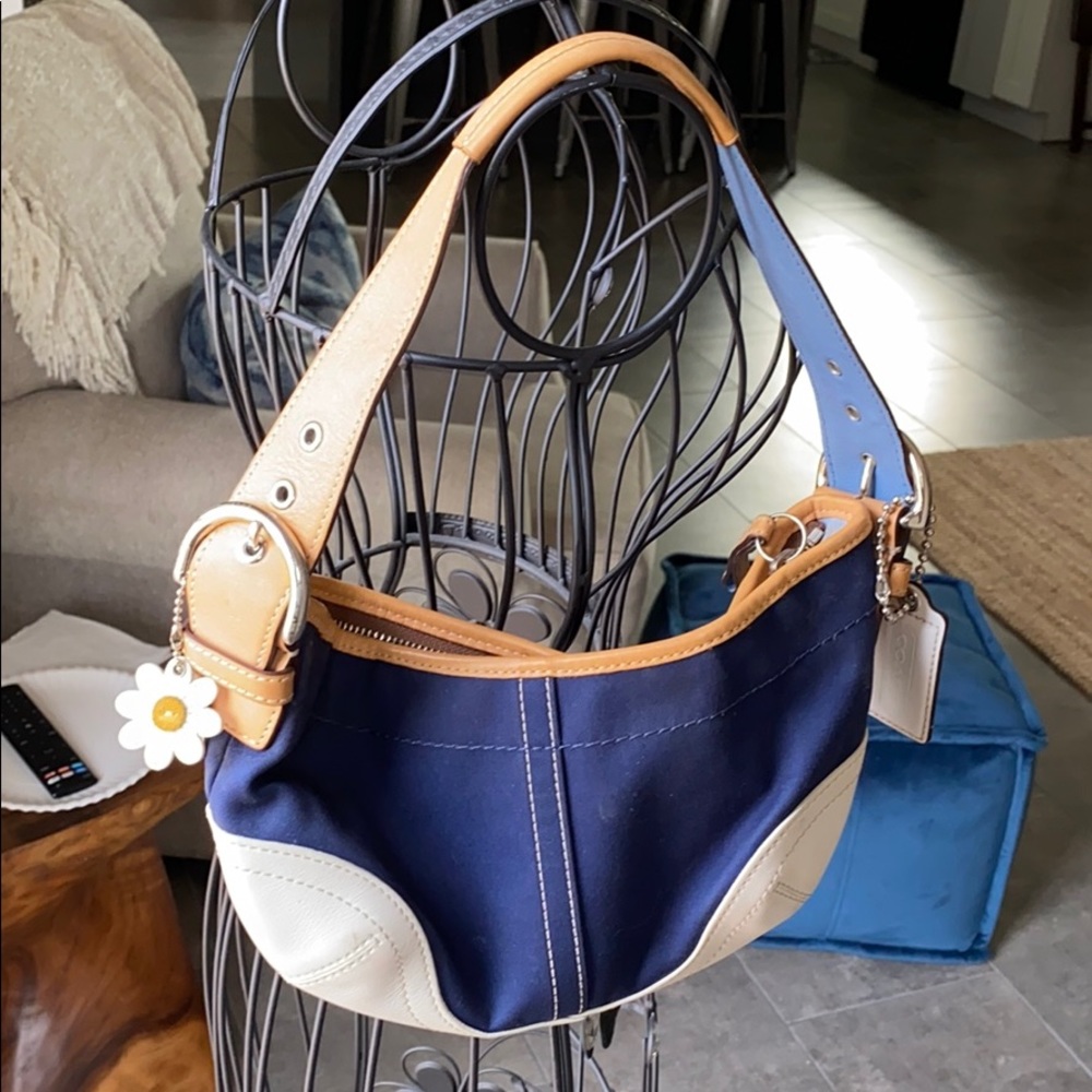 Blue Coach Purse